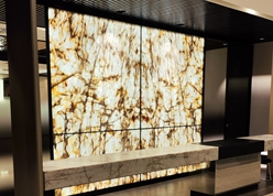 LED Panel Backlight Stone Wall and Counter in 2025